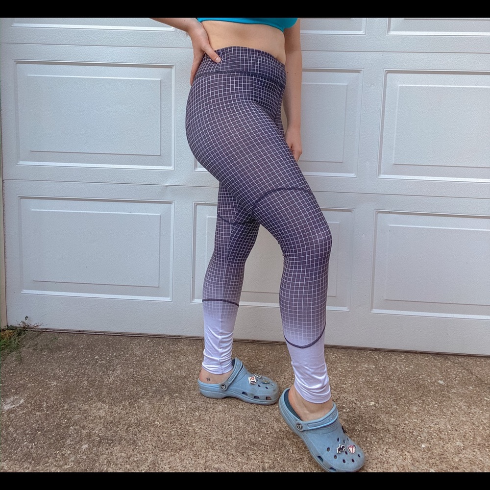 Grid Ombré Leggings